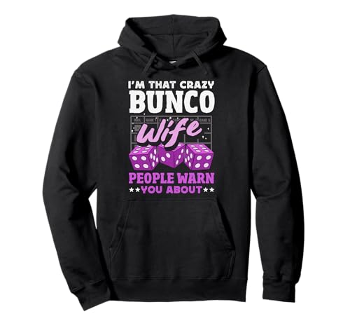 Bunco Bash Design Frauen Verrückte Bunko Ehefrau Pullover Hoodie Bunco Bash Design Frauen Verrückte Bunko Ehefrau Pullover Hoodie von Lustiges Bunco Spiel Design Für Damen