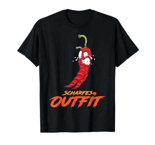 Lustiges Chili Peperoni Shirt Grillmeister & Koch - Damen & Herren - Schwarz - Klein - EU 38 - Halbarm - Klassisch - T-Shirt Lustiges Chili Peperoni Shirt Grillmeister & Koch - Damen & Herren - Schwarz - Klein - EU 38 - Halbarm - Klassisch - T-Shirt von Lustiges Chili Peperoni Shirt Grillmeister & Koch
