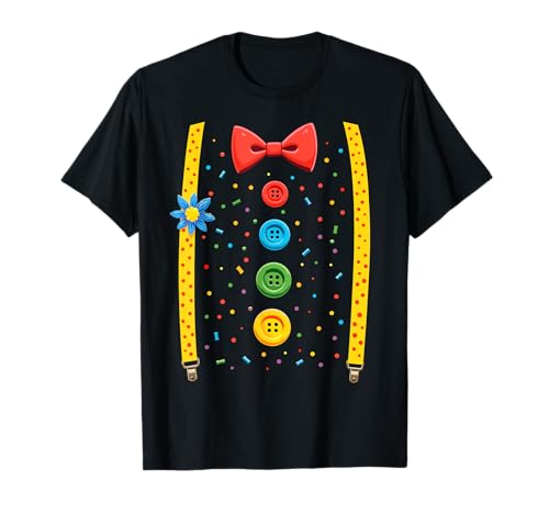 Clown Oberteil Karneval Kostüm Zirkus Narren Kinder Fasching T-Shirt Clown Oberteil Karneval Kostüm Zirkus Narren Kinder Fasching T-Shirt von Lustiges Clown Karnevalkostüm Zubehör Köln Outfit