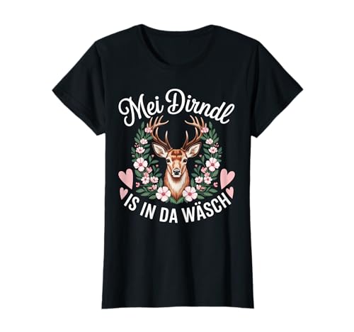 MEI Dirndl is in da Wäsch Lustige Damen Trachten Oktoberfest T-Shirt MEI Dirndl is in da Wäsch Lustige Damen Trachten Oktoberfest T-Shirt von Lustiges Damen Trachten für Oktoberfest