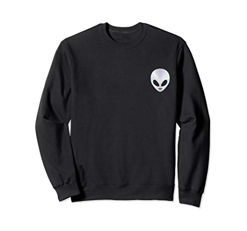 Spaß Alien Kopf Süß Außerirdische Lustige Ufo Damen Herren Sweatshirt von Lustiges Damen & Herren Außerirdischer Co.