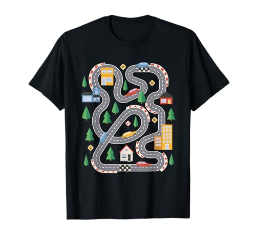 Auto KFZ PKW Automatte Spielmatte Spielteppich T-Shirt Auto KFZ PKW Automatte Spielmatte Spielteppich T-Shirt von Lustiges Design für Auto Fans Geschenk Gift