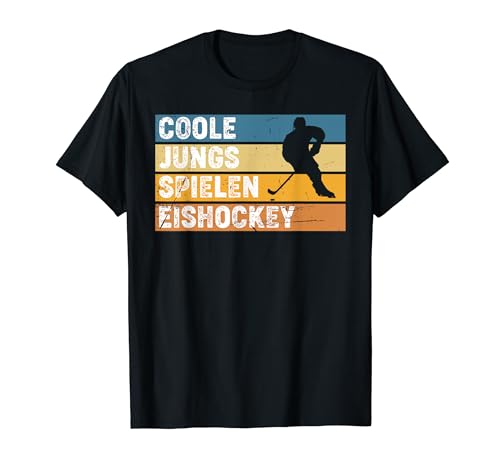 Coole Jungs Spielen Eishockey Hockey Eishockey Spieler T-Shirt Coole Jungs Spielen Eishockey Hockey Eishockey Spieler T-Shirt von Lustiges Eishockeyspieler Spruch