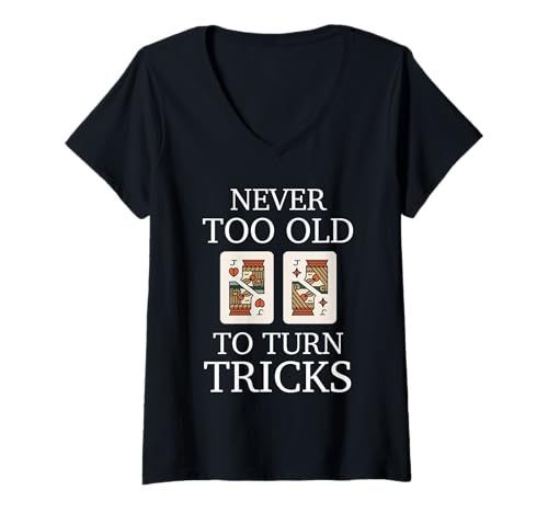 Damen Perfektes Euchre Ruhestand Gruppen Design Kartenspiel T-Shirt mit V-Ausschnitt Damen Perfektes Euchre Ruhestand Gruppen Design Kartenspiel T-Shirt mit V-Ausschnitt von Lustiges Euchre Spiel Design Für Oma & Opa