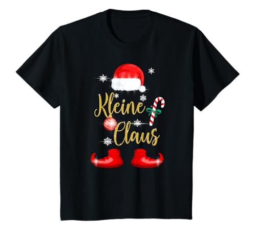 Kinder Kleine Claus Lustiges Passendes Familien Weihnachten Kinder T-Shirt von Lustiges Familie Weihnachts Geschenke
