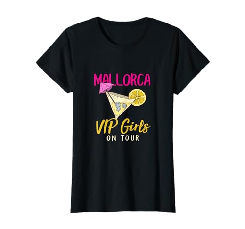 Mallorca VIP Girls - Malle Party Diva Lustige Sprüche Damen T-Shirt Mallorca VIP Girls - Malle Party Diva Lustige Sprüche Damen T-Shirt von Lustiges Frauen Strand Outfit für JGA & Urlaub