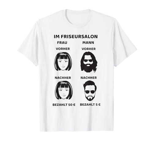 Witziges Friseur Friseurin Sprüche Humor Frisur Herren Damen T-Shirt Witziges Friseur Friseurin Sprüche Humor Frisur Herren Damen T-Shirt von Lustiges Friseursalon Haare Schneiden Geschenkidee