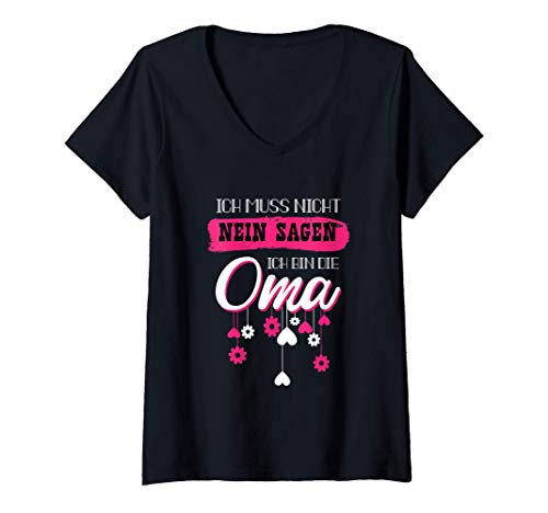 Damen Geschenk-Idee für Omi bzw. die stolze Oma - Motiv-Sprüche T-Shirt mit V-Ausschnitt Damen Geschenk-Idee für Omi bzw. die stolze Oma - Motiv-Sprüche T-Shirt mit V-Ausschnitt von Lustiges Fun-Shirt für die beste Oma