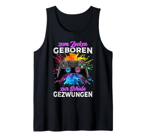 Gamer Geschenke Junge Mädchen Lustiges Gaming Outfit Gamer Tank Top von Lustiges Gamer Shirt Gaming Outfit