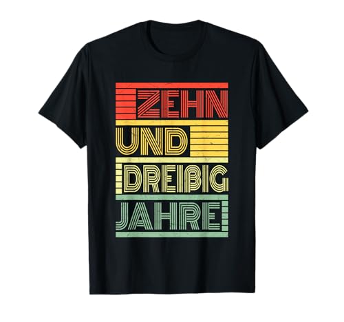 40. Geburtstag Männer 1982 Geburtstag Männer Zehnunddreißig T-Shirt von Lustiges Geburtstagsgeschenk 40. Geburtstag Herren