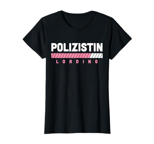 Lustiges Geschenk werdende Polizistin Polizei - Damen T-Shirt, Schwarz, S, Kurzarm, Klassische Passform, Werdende Polizistin Beruf Polizei Studium Ausbildung T-Shirt Lustiges Geschenk werdende Polizistin Polizei - Damen T-Shirt, Schwarz, S, Kurzarm, Klassische Passform, Werdende Polizistin Beruf Polizei Studium Ausbildung T-Shirt von Lustiges Geschenk werdende Polizistin Polizei