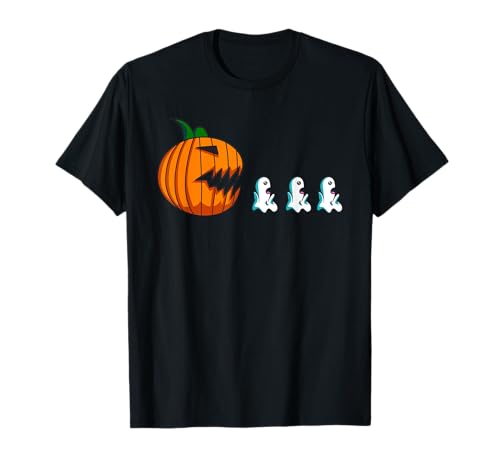 Kürbis Gespenster Lustiges Halloween Frauen Kinder Männer T-Shirt Kürbis Gespenster Lustiges Halloween Frauen Kinder Männer T-Shirt von Lustiges Halloween-T-Shirt Kürbis und Gespenster