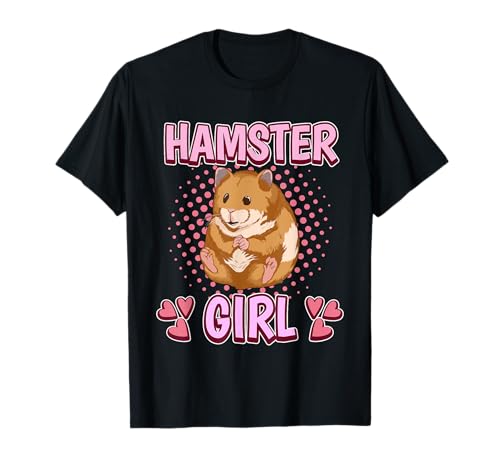 Mädchen Hamster Girl Hamster T-Shirt Mädchen Hamster Girl Hamster T-Shirt von Lustiges Hamster Zubehör Damen Herren Kinder