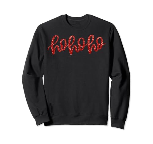 Lustige Weihnachten Hohoho Red Damen Mädchen Sweatshirt Lustige Weihnachten Hohoho Red Damen Mädchen Sweatshirt von Lustiges Hohoho-Frauenmädchen