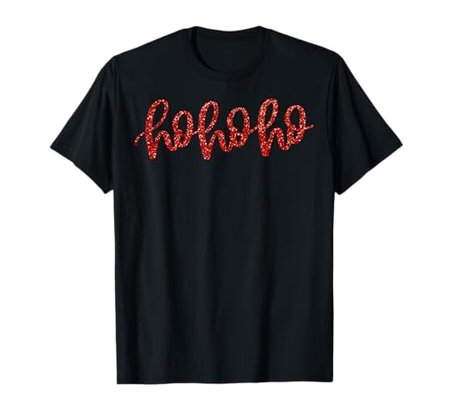 Lustige Weihnachten Hohoho Red Damen Mädchen T-Shirt Lustige Weihnachten Hohoho Red Damen Mädchen T-Shirt von Lustiges Hohoho-Frauenmädchen