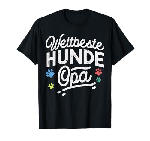 Der Weltbeste Hunde Opa T-Shirt Herrchen Geschenk T-Shirt Der Weltbeste Hunde Opa T-Shirt Herrchen Geschenk T-Shirt von Lustiges Hunde T-Shirt Dog Hundebesitzer Geschenk