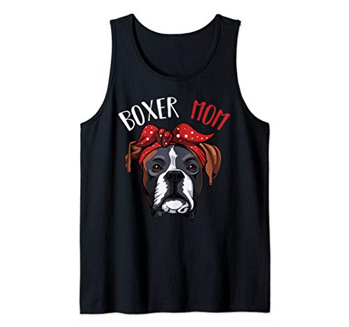 Boxer Mom Deutscher Boxer Hunde Mama Frauchen Geschenk Tank Top Boxer Mom Deutscher Boxer Hunde Mama Frauchen Geschenk Tank Top von Lustiges Hundemama Geschenk für Deutsche Boxer Mom