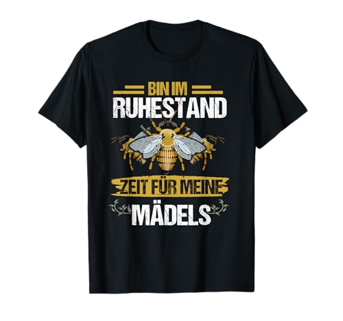 Biene Imker Bienenflüsterer Rentner Ruhestand Mädels Imkerei T-Shirt Biene Imker Bienenflüsterer Rentner Ruhestand Mädels Imkerei T-Shirt von Lustiges Imker Geschenk Bienen Honig Zubehör