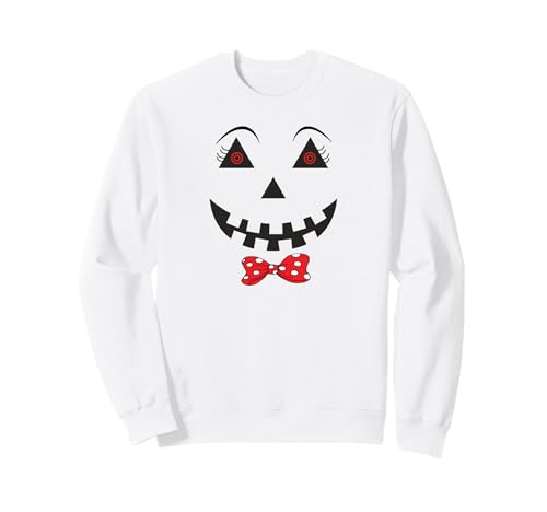Halloween Kostüm Kinder Kürbis Gesicht Kürbiskostüm Sweatshirt Halloween Kostüm Kinder Kürbis Gesicht Kürbiskostüm Sweatshirt von Lustiges Kostüm Halloween Fasching Damen & Mädchen