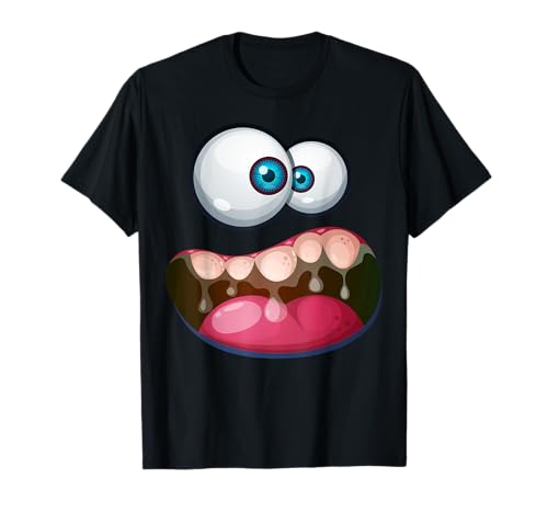 Witziges Monster Kostüm Halloween Fasching Kinder Jungen T-Shirt von Lustiges Kostüm Halloween Fasching Karneval