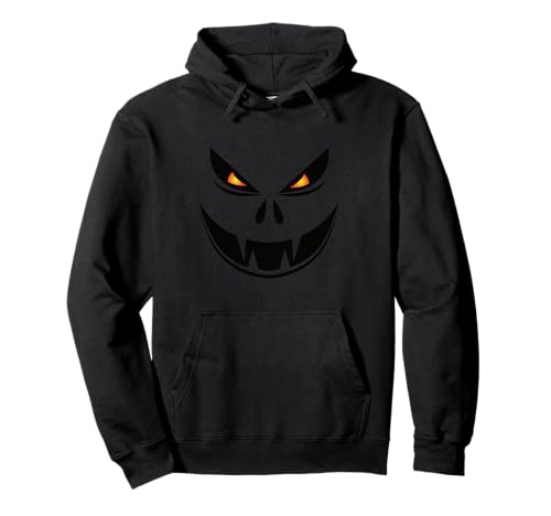Lustiges Halloween Kostüm Kürbis Gesicht Kürbiskostüm Kinder Pullover Hoodie von Lustiges Kostüm Halloween Kinder Damen Fasching