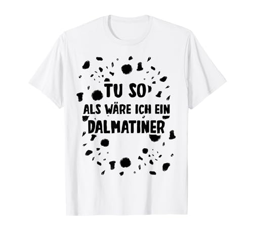 Lustiges Kostüme & Verkleidungen Dalmatiner Kostüm T-Shirt, Weiß, Kleines, Kurzarm, Unisex Kinder und Erwachsene von Lustiges Kostüme & Verkleidungen