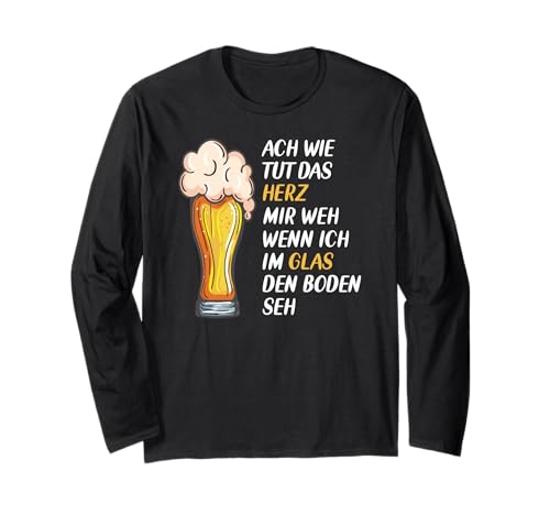 Lustig Männer Bier Spruch Alkohol Saufen Spruch Biertrinker Langarmshirt Lustig Männer Bier Spruch Alkohol Saufen Spruch Biertrinker Langarmshirt von Lustiges Männer Party Bier Alkohol Schnaps Saufen