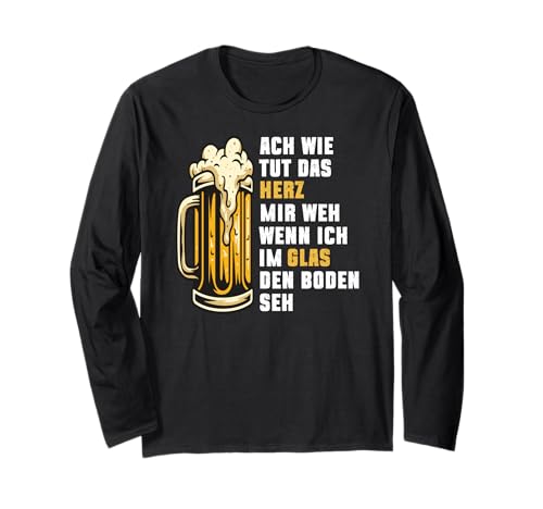 Lustig Männer Bier Spruch Alkohol Saufen Spruch Biertrinker Langarmshirt Lustig Männer Bier Spruch Alkohol Saufen Spruch Biertrinker Langarmshirt von Lustiges Männer Party Bier Alkohol Schnaps Saufen