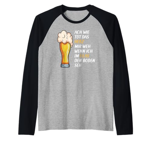 Lustig Männer Bier Spruch Alkohol Saufen Spruch Biertrinker Raglan Lustig Männer Bier Spruch Alkohol Saufen Spruch Biertrinker Raglan von Lustiges Männer Party Bier Alkohol Schnaps Saufen