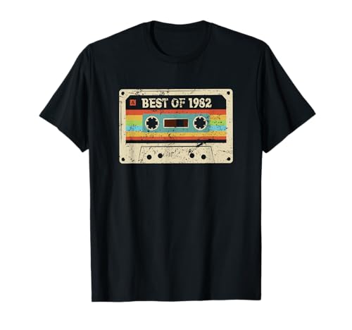 Best Of 1982 Vintage 43 Geburtstag 43 Jahre Damen Herren T-Shirt Best Of 1982 Vintage 43 Geburtstag 43 Jahre Damen Herren T-Shirt von Lustiges Männer & Frauen 43 Geburtstag Geschenke