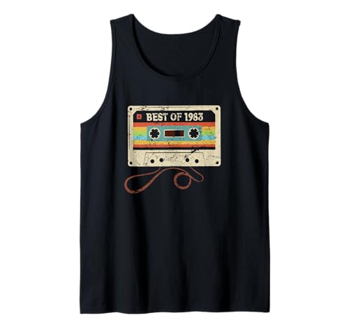 Best Of 1983 Vintage 42 Geburtstag 42 Jahre Damen Herren Tank Top Best Of 1983 Vintage 42 Geburtstag 42 Jahre Damen Herren Tank Top von Lustiges Männer & Frauen 42 Geburtstag Geschenke