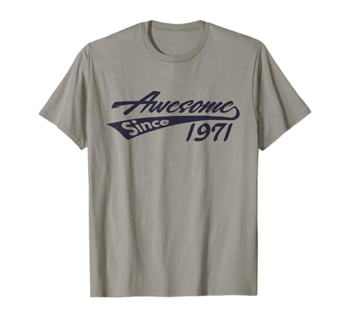 Awesome 1971 54 Geburtstag 54 Jahre Damen Herren T-Shirt Awesome 1971 54 Geburtstag 54 Jahre Damen Herren T-Shirt von Lustiges Männer & Frauen 54 Geburtstag Geschenke
