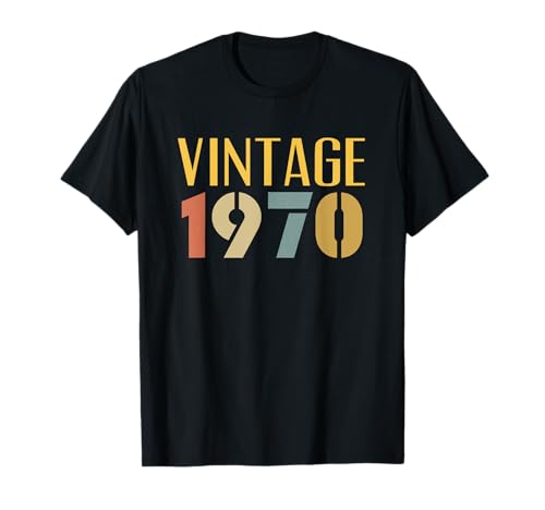 Vintage 1970 55 Geburtstag 55 Jahre Geburtstag Mann Frau T-Shirt Vintage 1970 55 Geburtstag 55 Jahre Geburtstag Mann Frau T-Shirt von Lustiges Männer & Frauen 55 Geburtstag Geschenke