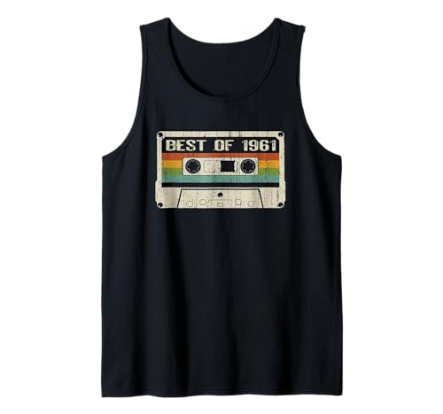 Best of 1961 Vintage 60. Geburtstag 60 Jahre Damen Herren Tank Top Best of 1961 Vintage 60. Geburtstag 60 Jahre Damen Herren Tank Top von Lustiges Männer & Frauen 60 Geburtstag Geschenke
