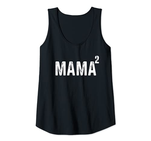 Damen Mama Hoch 2 Zwilling Schwangerschaft Mutter Tank Top Damen Mama Hoch 2 Zwilling Schwangerschaft Mutter Tank Top von Lustiges Mama Zwillinge Geschenk
