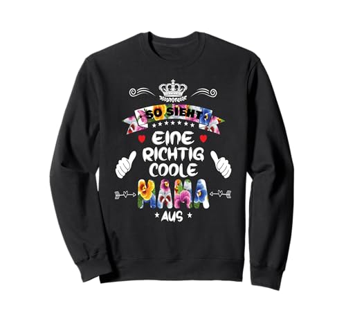 Beste Mama So sieht eine richtig coole Mama aus Muttertags Sweatshirt Beste Mama So sieht eine richtig coole Mama aus Muttertags Sweatshirt von Lustiges Muttertagsgeschenk für Mama Mutter Damen