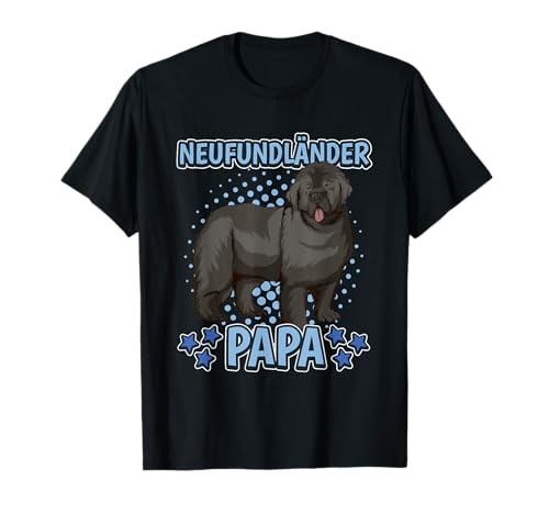 Herren Neufundländer Papa Vater Hundehalter Neufundländer T-Shirt von Lustiges Neufundländer Zeug