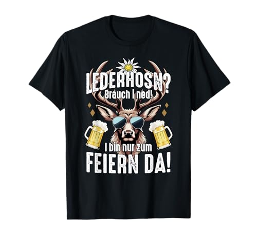 Trachten Herren Lederhose Lustiges Outfit für das Oktoberfest T-Shirt Trachten Herren Lederhose Lustiges Outfit für das Oktoberfest T-Shirt von Lustiges Outfit Spruch Oktoberfest Herren