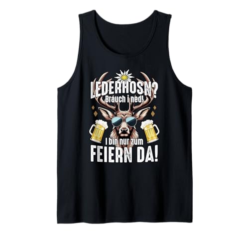 Trachten Herren Lederhose Lustiges Outfit für das Oktoberfest Tank Top Trachten Herren Lederhose Lustiges Outfit für das Oktoberfest Tank Top von Lustiges Outfit Spruch Oktoberfest Herren