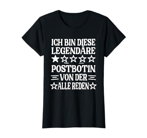 Postbotin - Lustiges Frauen Beruf Spruch Postbotin T-Shirt von Lustiges Postbotin Geschenk Postbotin Spruch