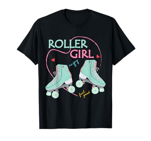 Roller Girl - Roller Skates Rollschuhe T-Shirt von Lustiges Rollschuh Mädchen Frauen Geschenkidee