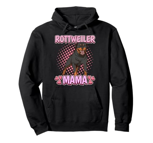 Damen Rottweiler Mama Mutter Muttertag Rottie Rottweiler Pullover Hoodie von Lustiges Rottweiler Zubehör