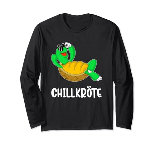 Chillkröte lustige Schildkröte Männer, Frauen Kinder Langarmshirt Chillkröte lustige Schildkröte Männer, Frauen Kinder Langarmshirt von Lustiges Schildkröten Chill-mal Geschenk