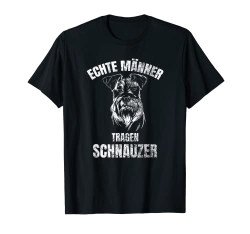 Herren Schnauzer Riesenschnauzer Zwergschnauzer Hundehalter Hunde T-Shirt Herren Schnauzer Riesenschnauzer Zwergschnauzer Hundehalter Hunde T-Shirt von Lustiges Schnauzer Motiv für Hundebesitzer Humor