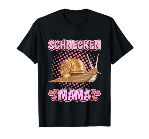 Damen Schnecken Mama Mutter Muttertag Schnecken T-Shirt Damen Schnecken Mama Mutter Muttertag Schnecken T-Shirt von Lustiges Schnecke Zubehör