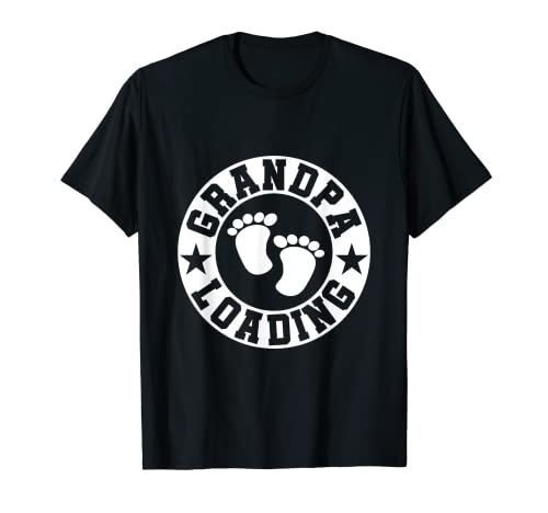 Grandpa Loading | Baby Pregnancy Funny Expectant Grandpa T-Shirt von Lustiges Schwanger Geschenk Werdenden Opa