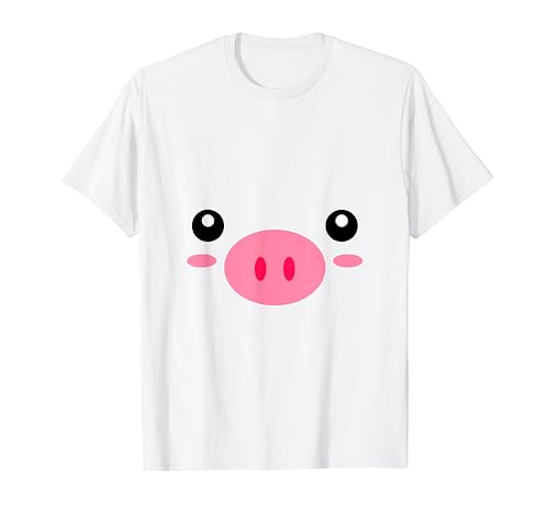 Schwein Gesicht Fun T-Shirt Geschenkidee Tier Kinder Schwein T-Shirt Schwein Gesicht Fun T-Shirt Geschenkidee Tier Kinder Schwein T-Shirt von Lustiges Schweinchen Shirt Geschenk