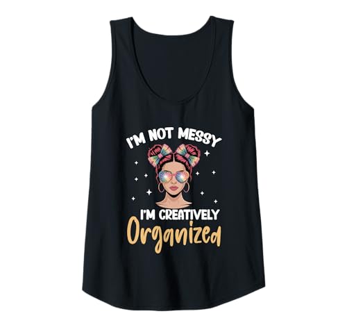 Damen Lustiges Scrapbooking Scrapbooker Messy Creatively Organized Tank Top Damen Lustiges Scrapbooking Scrapbooker Messy Creatively Organized Tank Top von Lustiges Scrapbook Outfit Für Frauen und Mädchen