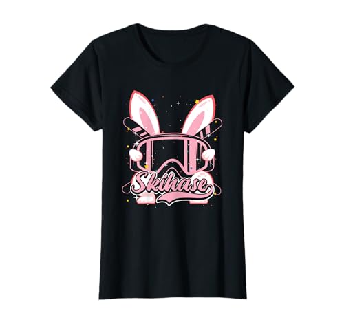 Damen Skihaserl Skihase Apres Ski Lustiges Winter Party Outfit T-Shirt Damen Skihaserl Skihase Apres Ski Lustiges Winter Party Outfit T-Shirt von Lustiges Ski Skihasen Geschenk
