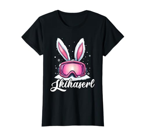 Damen Skihaserl Apres Ski Lustiges Winter Party Skihase T-Shirt Damen Skihaserl Apres Ski Lustiges Winter Party Skihase T-Shirt von Lustiges Ski Skihasen Skifahren Frauen Party